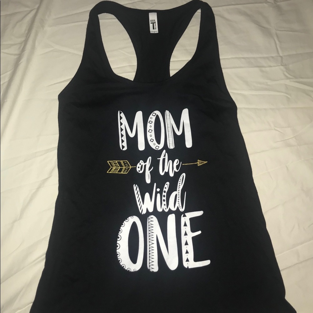 “MOM OF THE WILD ONE” tank top